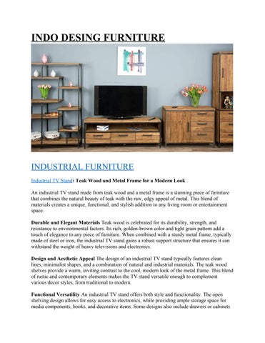 INDUSTRIAL FURNITURE