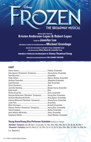 Disney's Frozen: The Broadway Musical 第 6 页