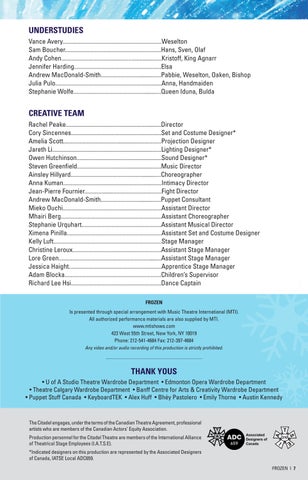 Disney's Frozen: The Broadway Musical 第 7 页