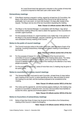 DRAFT Code of Meeting Practice 第 4 页