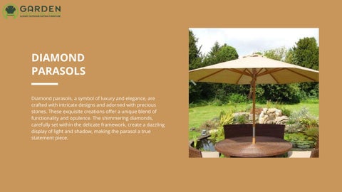 Upgrade Your 露台家具 with 优雅 户外 Parasols 第 4 页