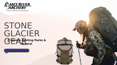 Shop Stone Glacier Gear – Hunting Packs And Apparel - James River Archery