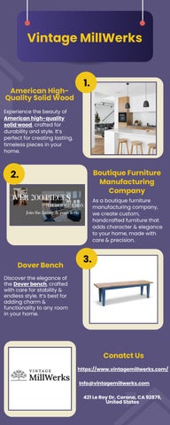 American High-Quality Solid Wood