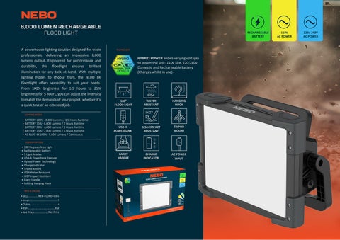 NEBO | SITE 灯具 第 12 页