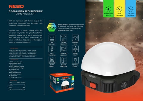 NEBO | SITE 灯具 第 6 页