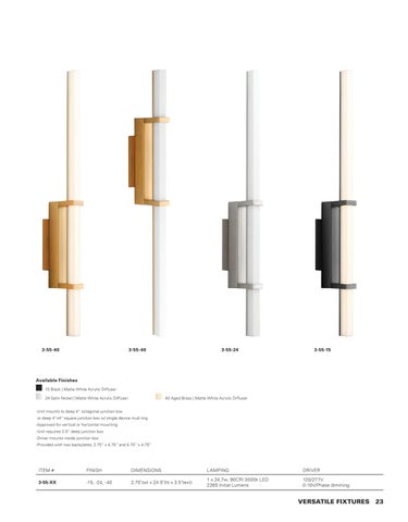 Oxygen Versatile Fixtures 2025 第 23 页