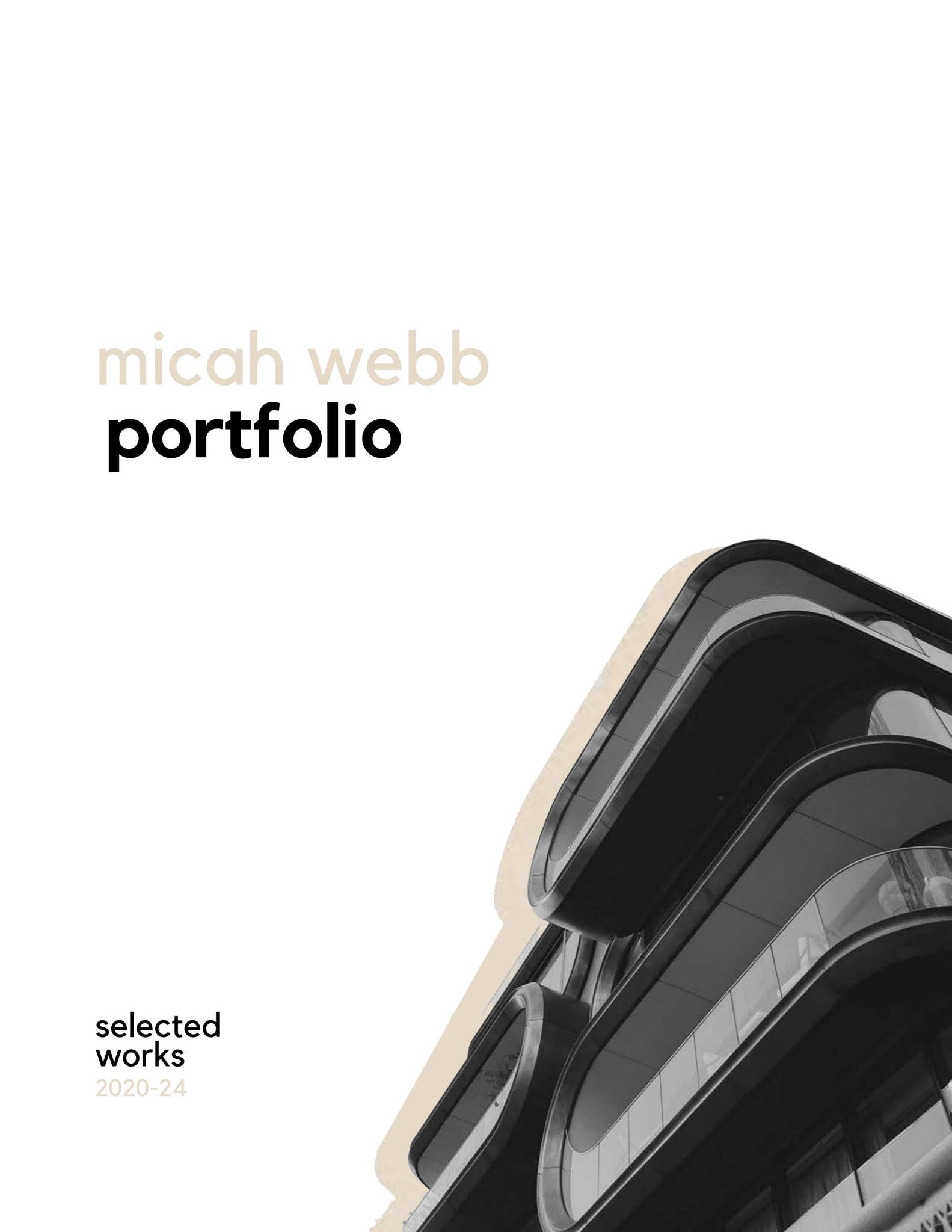 2025 Architecture Portfolio | Micah Webb by Micah Webb - Issuu