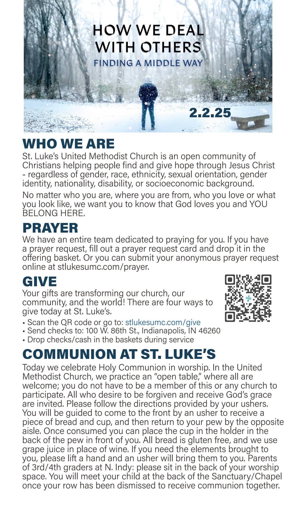 St. Luke's Bulletin 2.2.25 by St. Luke's UMC Issuu