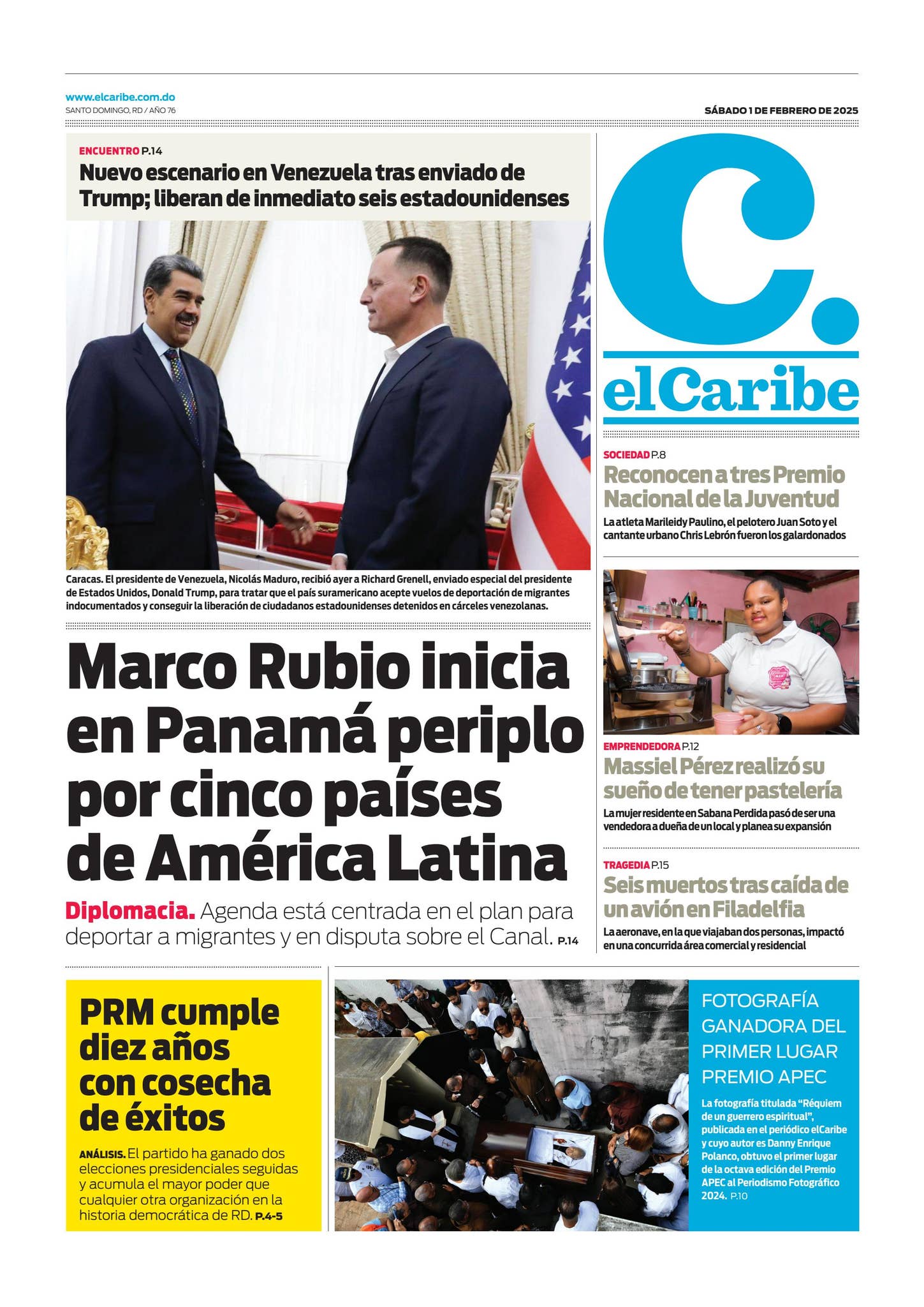 elCaribe 01 febrero 2025 by Periódico elCaribe - Issuu