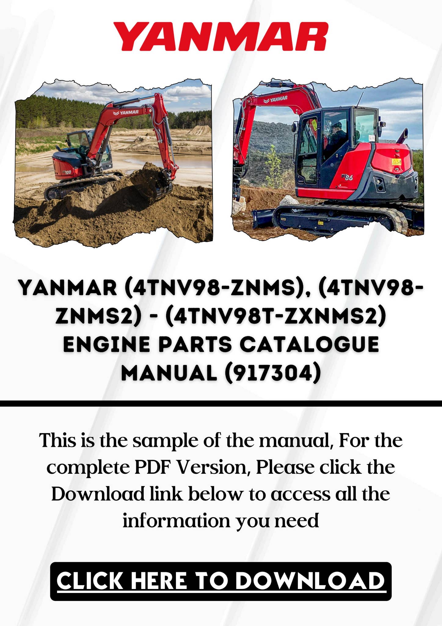 YANMAR (4TNV98-ZNMS), (4TNV98-ZNMS2) - (4TNV98T-ZXNMS2