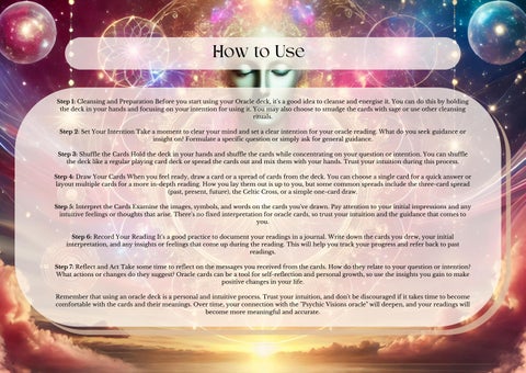 Psychic Visions Oracle Deck Guidebook 第 5 页