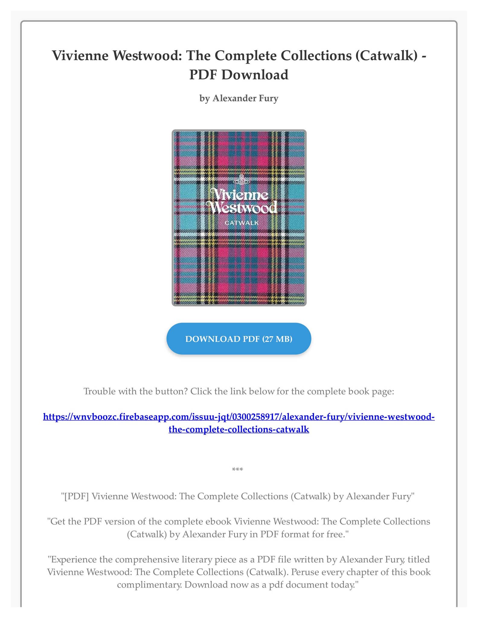 Vivienne westwood Cajherine Mcdermott 洋書 Vivienne westwood Cajherine Mcdermott 洋書 | artbookano