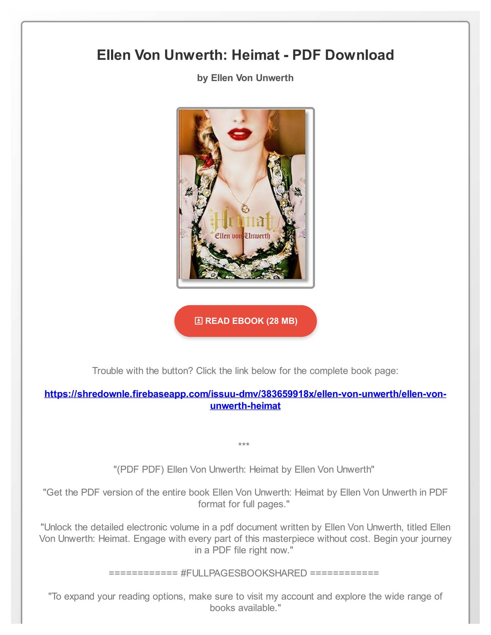 RU-4745　SNAPS ELLEN VON UNWERTH 初版 洋書 896.Ellen Von Unwerth: SNAPS | 帽子堂