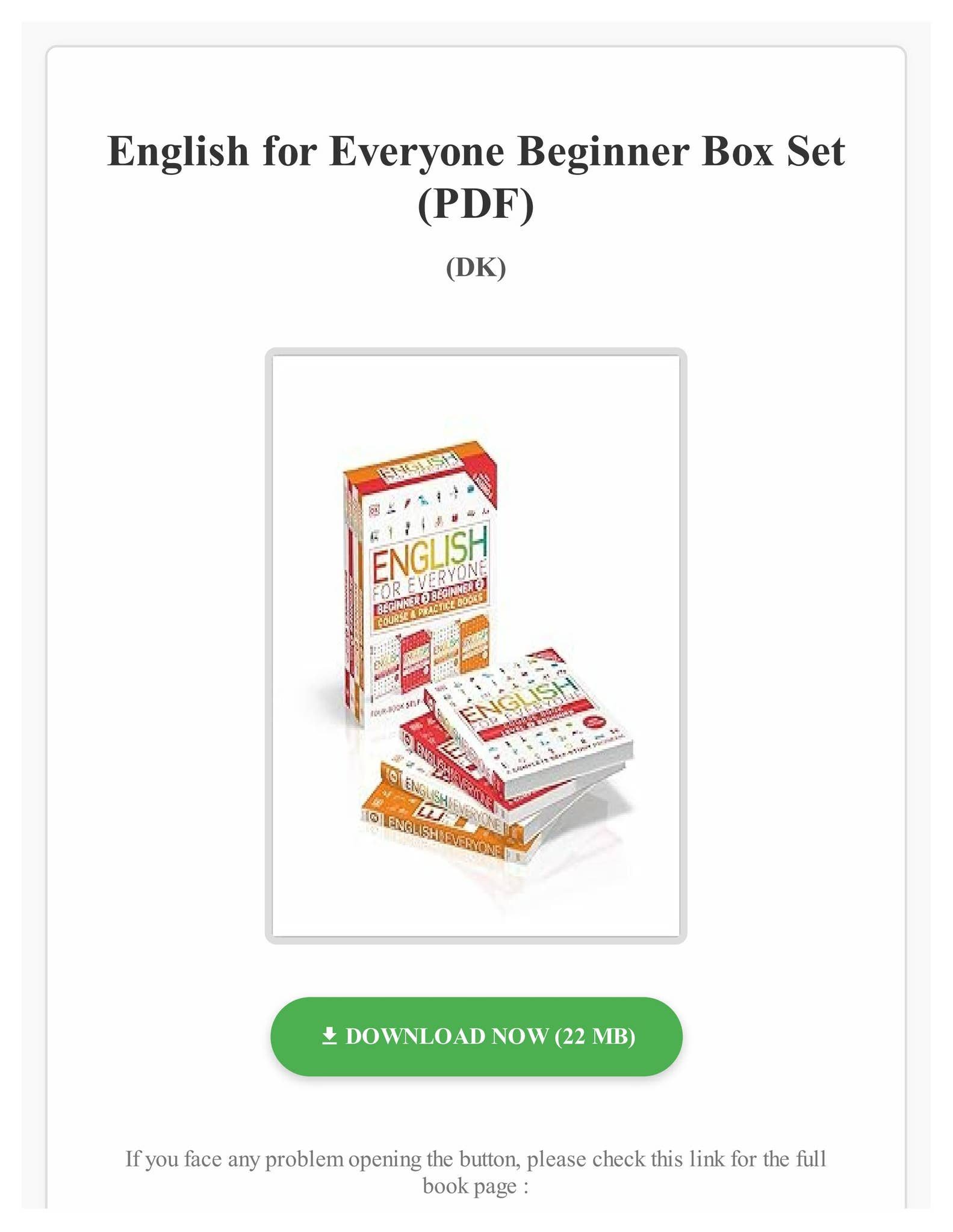 [専用]ENGLISH FOR EVERYONE BEGINNER 4冊セット English for Everyone Beginner Box Set: DK: 9780593849613