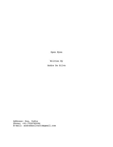 Open Eyes by Andre Da Silva