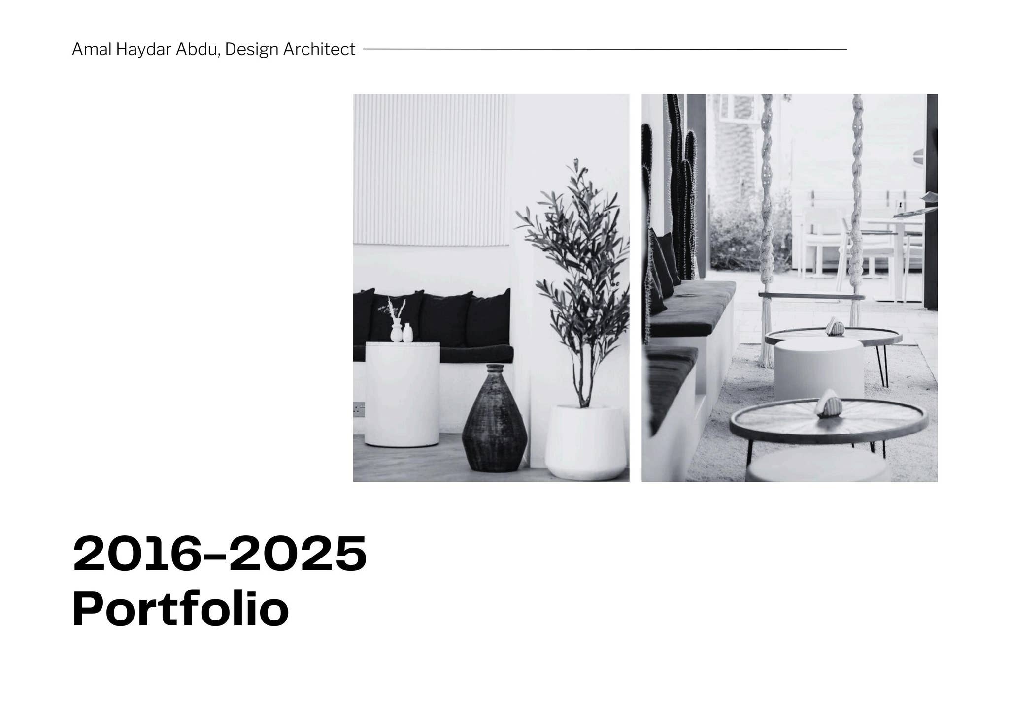 2025 Sample Portfolio - Arch & Design - Amal Haydar Abdu by Amal Haider ...