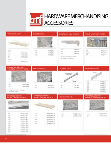 BMF Merchandising 灯饰目录 第 12 页