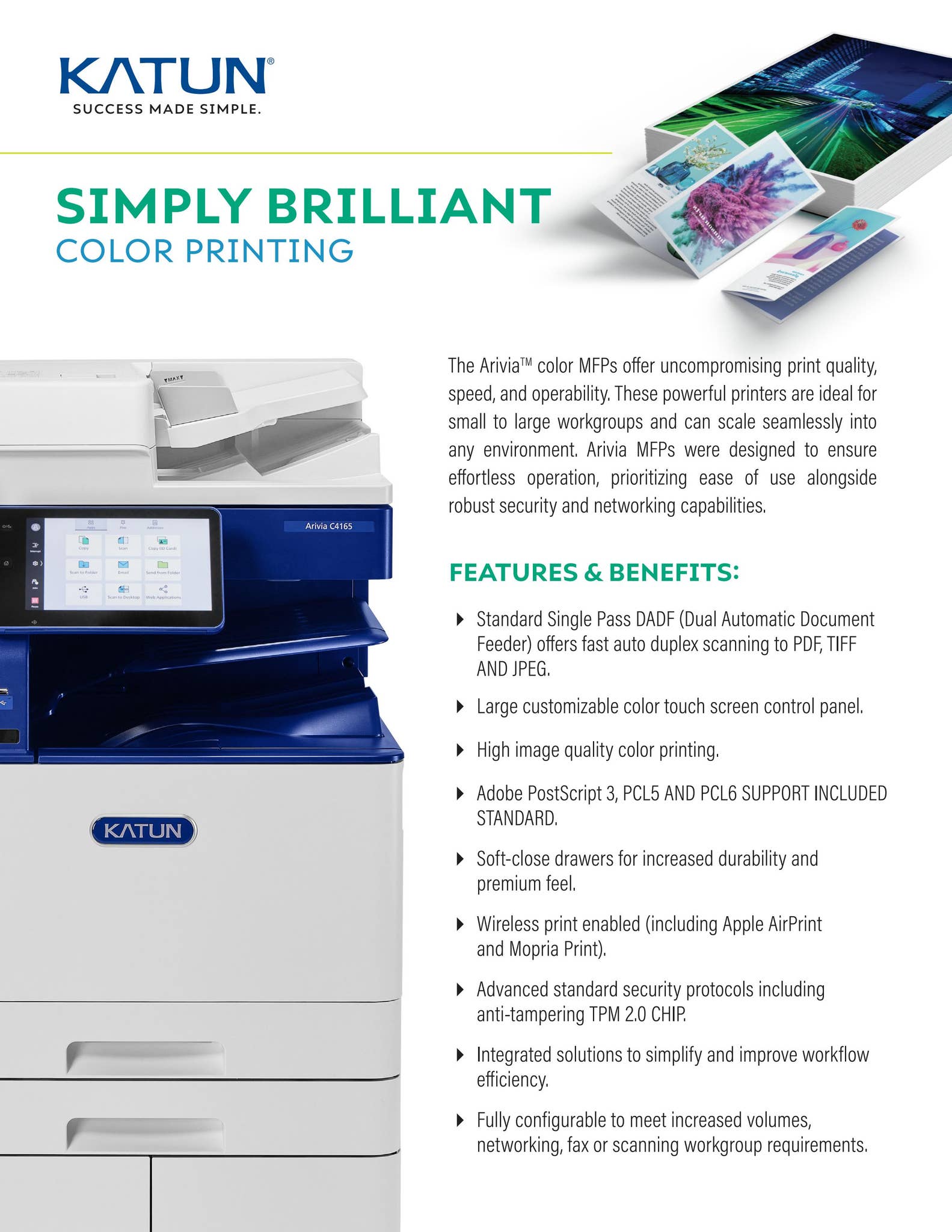 Arivia-2pg-Color-Spec-Sheet-Letter-NA by KatunConnects - Issuu