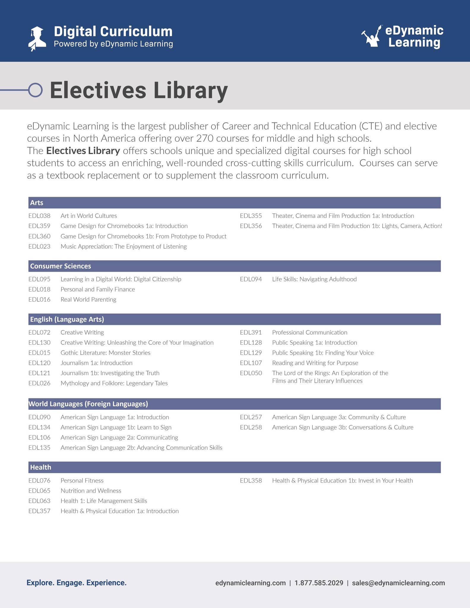 Electives Library Course List (2025) by edynamiclearning Issuu