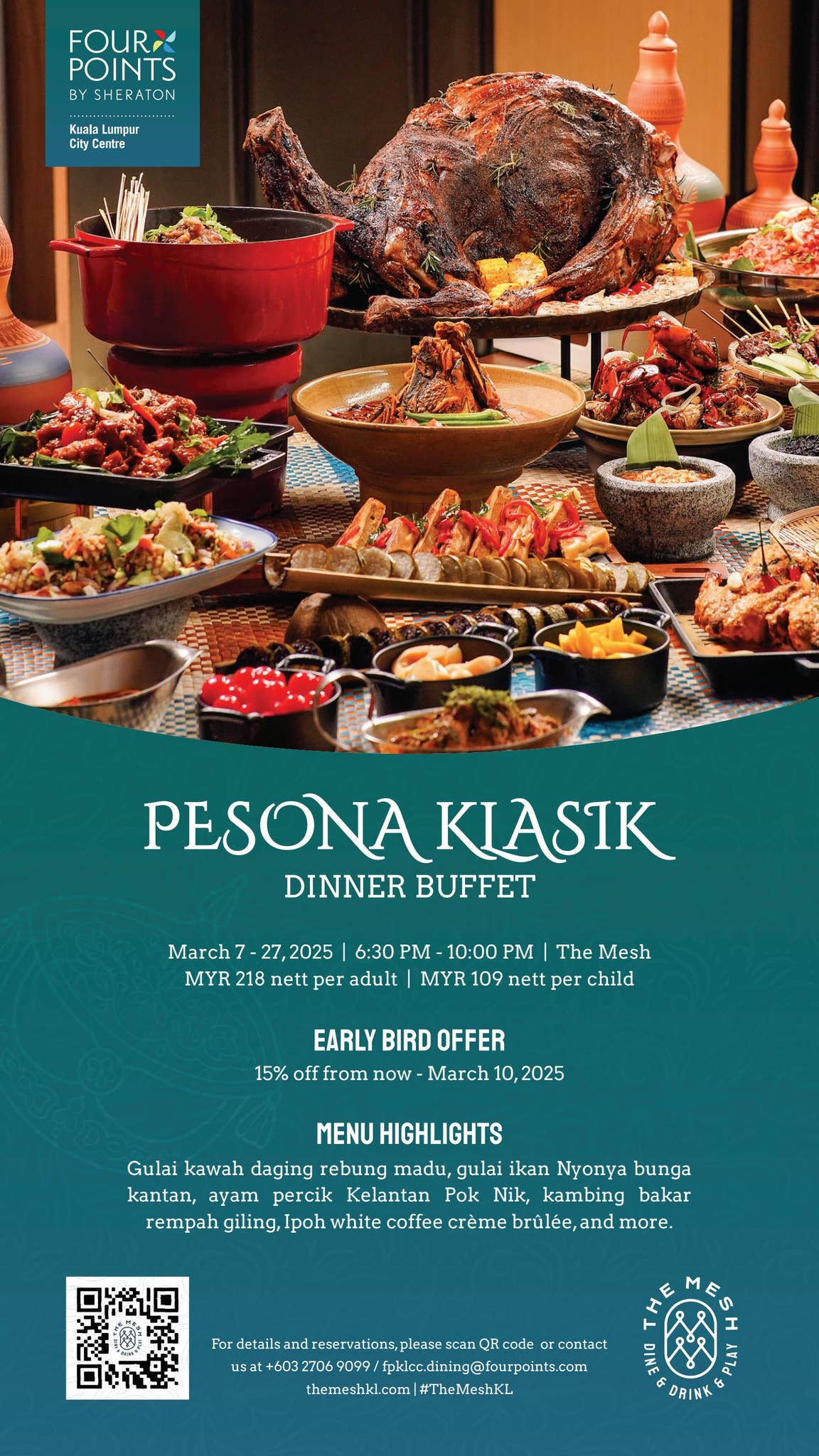 e-Brochure: Pesona Klasik Dinner Buffet at The Mesh by Four Points by ...