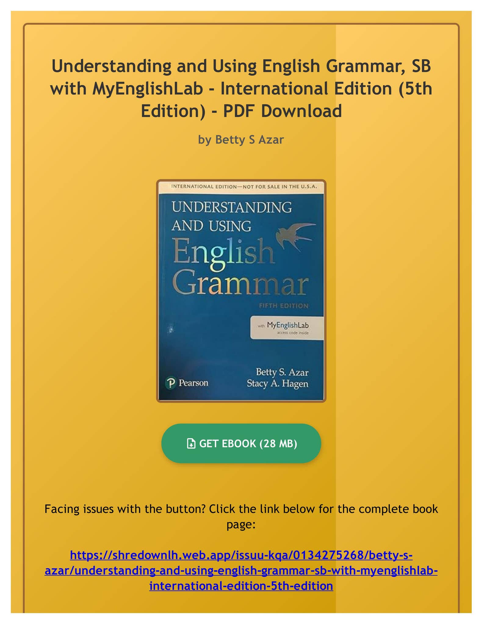 PDF Free Understanding and Using English Grammar, SB with