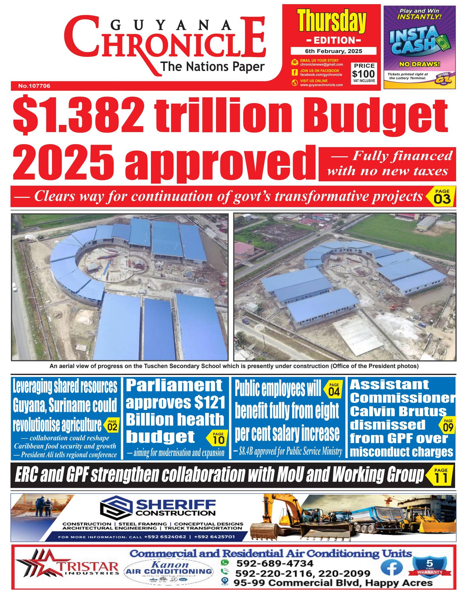 Guyana Chronicle E-Paper 06-02-2025 by Guyana Chronicle - Issuu