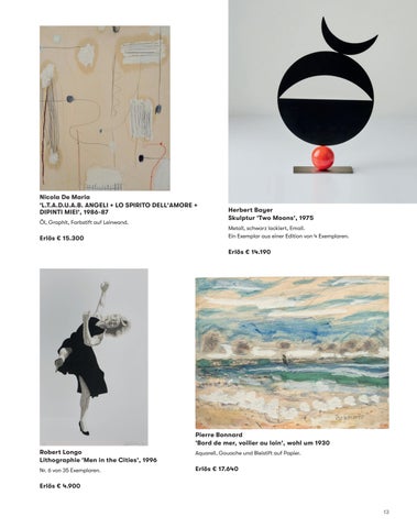 Quittenbaum Kunstauktionen GmbH 灯饰目录 · HIGHLIGHT - ERGEBNISSE Herbst/ 冬季 2024 第 13 页