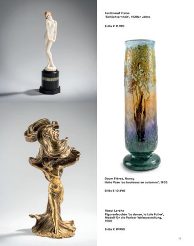 Quittenbaum Kunstauktionen GmbH 灯饰目录 · HIGHLIGHT - ERGEBNISSE Herbst/ 冬季 2024 第 15 页