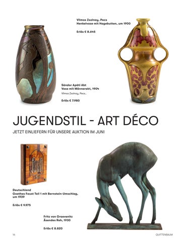 Quittenbaum Kunstauktionen GmbH 灯饰目录 · HIGHLIGHT - ERGEBNISSE Herbst/ 冬季 2024 第 16 页