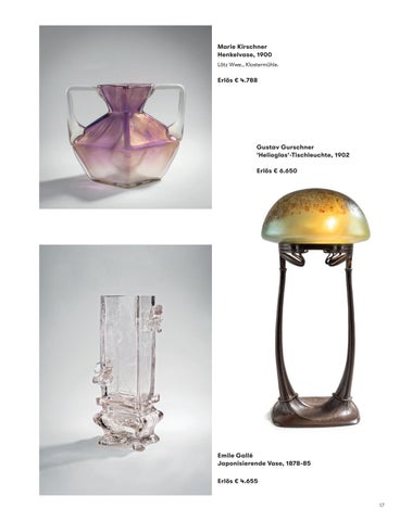 Quittenbaum Kunstauktionen GmbH 灯饰目录 · HIGHLIGHT - ERGEBNISSE Herbst/ 冬季 2024 第 17 页