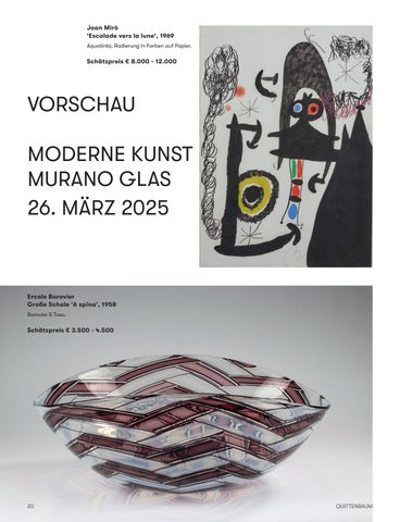 Quittenbaum Kunstauktionen GmbH 灯饰目录 · HIGHLIGHT - ERGEBNISSE Herbst/ 冬季 2024 第 20 页