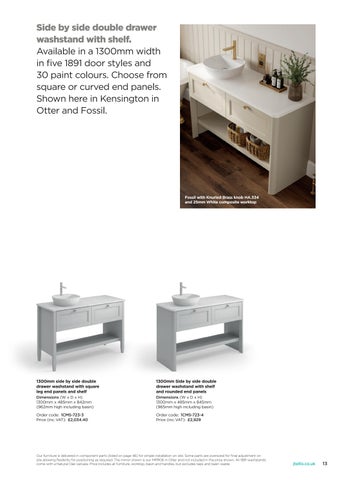 JT ELLIS Modular × Washstand 卫浴 家具 手册 2023 第 13 页