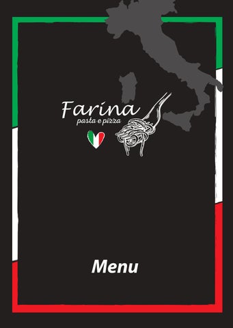 Farina Menu