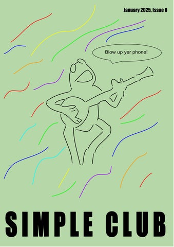 Simple Club Zine Issue 0