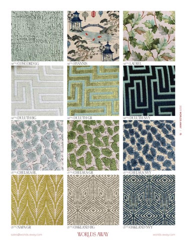 Worlds Away 2025 定制 Upholstery Supplement 第 15 页