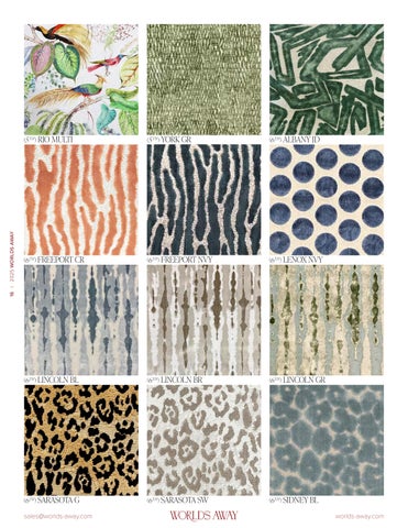 Worlds Away 2025 定制 Upholstery Supplement 第 16 页
