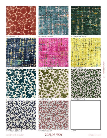 Worlds Away 2025 定制 Upholstery Supplement 第 17 页