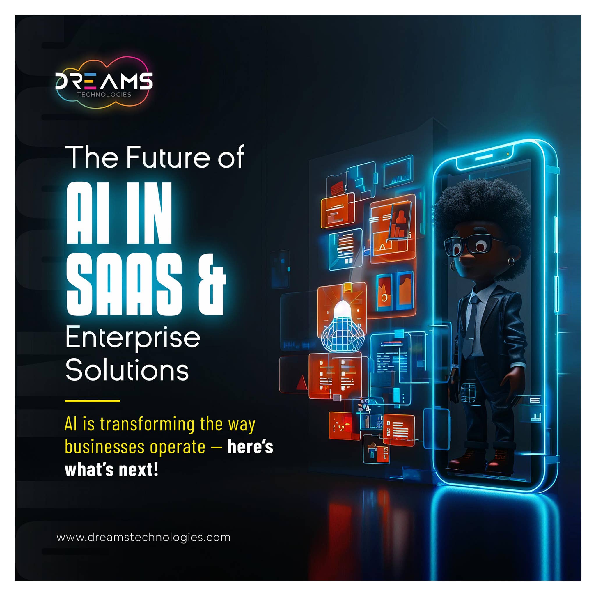 The Future of AI in SaaS & Enterprise Solutions by Dream Technologies ...
