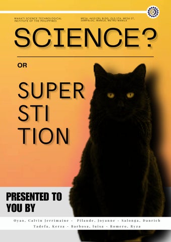 Group LATIIN - Magazine Science or Superstition