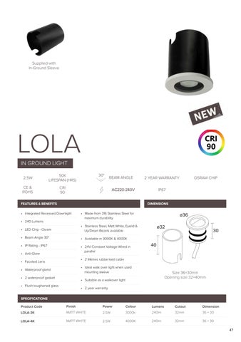Marker 灯具 , Low Level 灯具 第 10 页