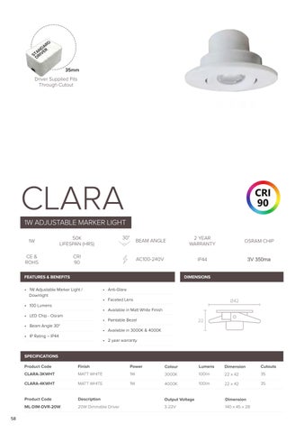 Marker 灯具 , Low Level 灯具 第 21 页