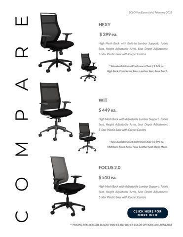 办公 Essentials 家具目录 第 5 页