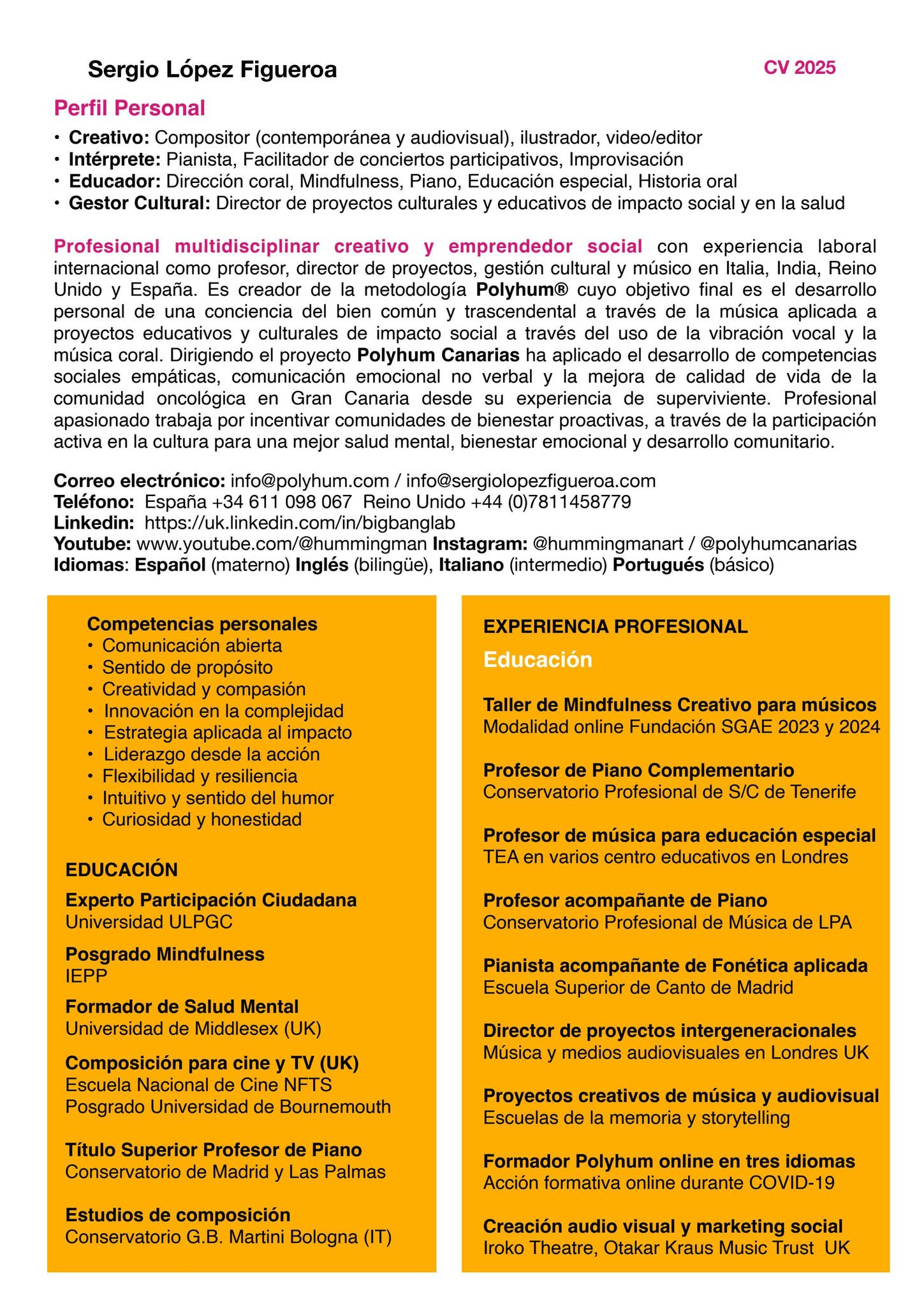 Sergio L Figueroa CV by Polyhum® - Issuu