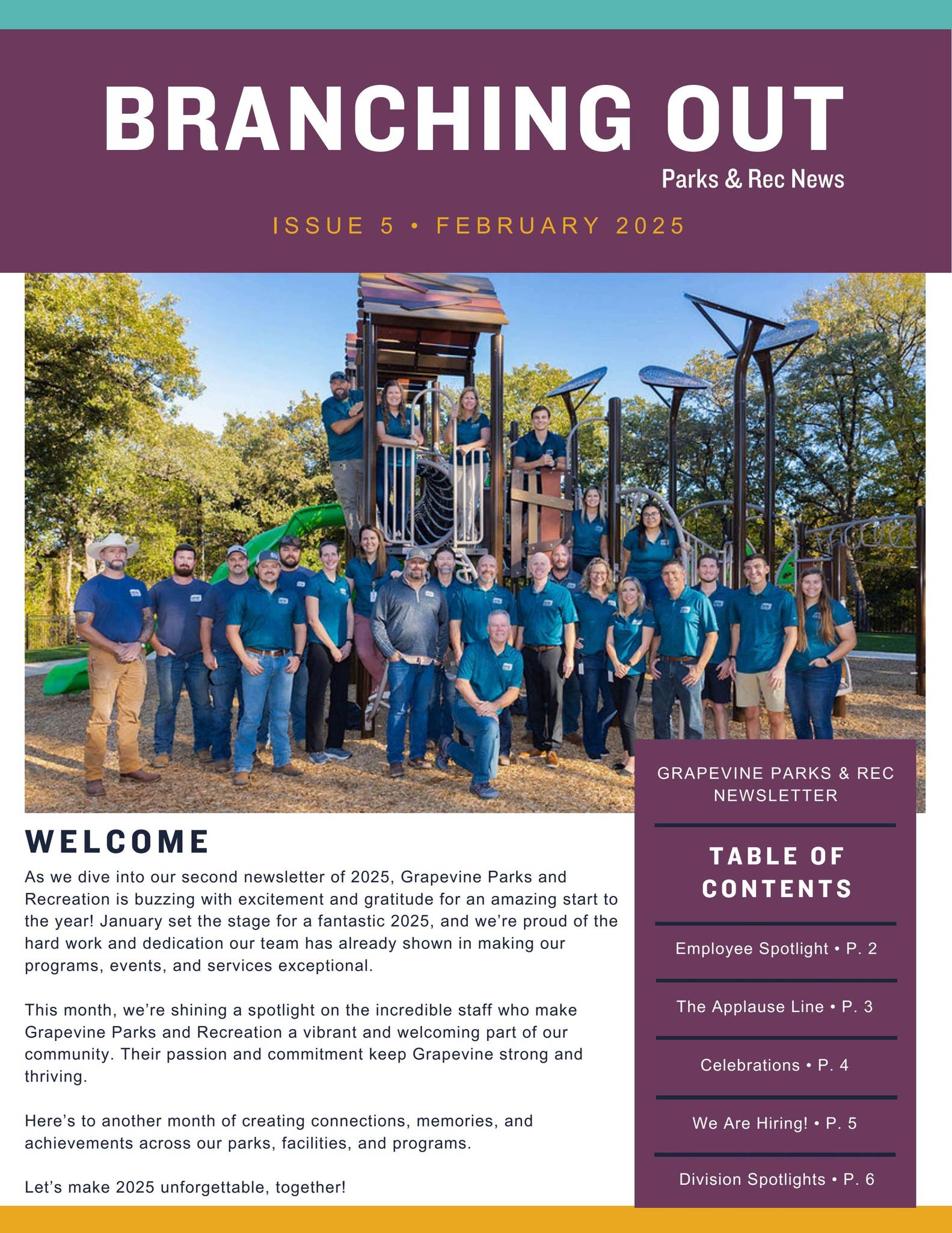 Branching Out Parks & Rec News Issue 5 by Go Grapevine - Issuu