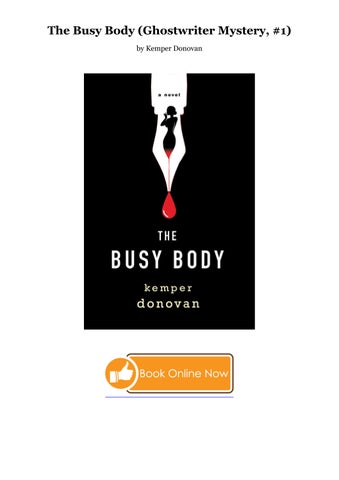 Get The Busy Body (Ghostwriter Mystery, #1) As Audible *Author : Kemper Donovan
