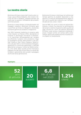 Report di sostenibilità 2023 第 7 页
