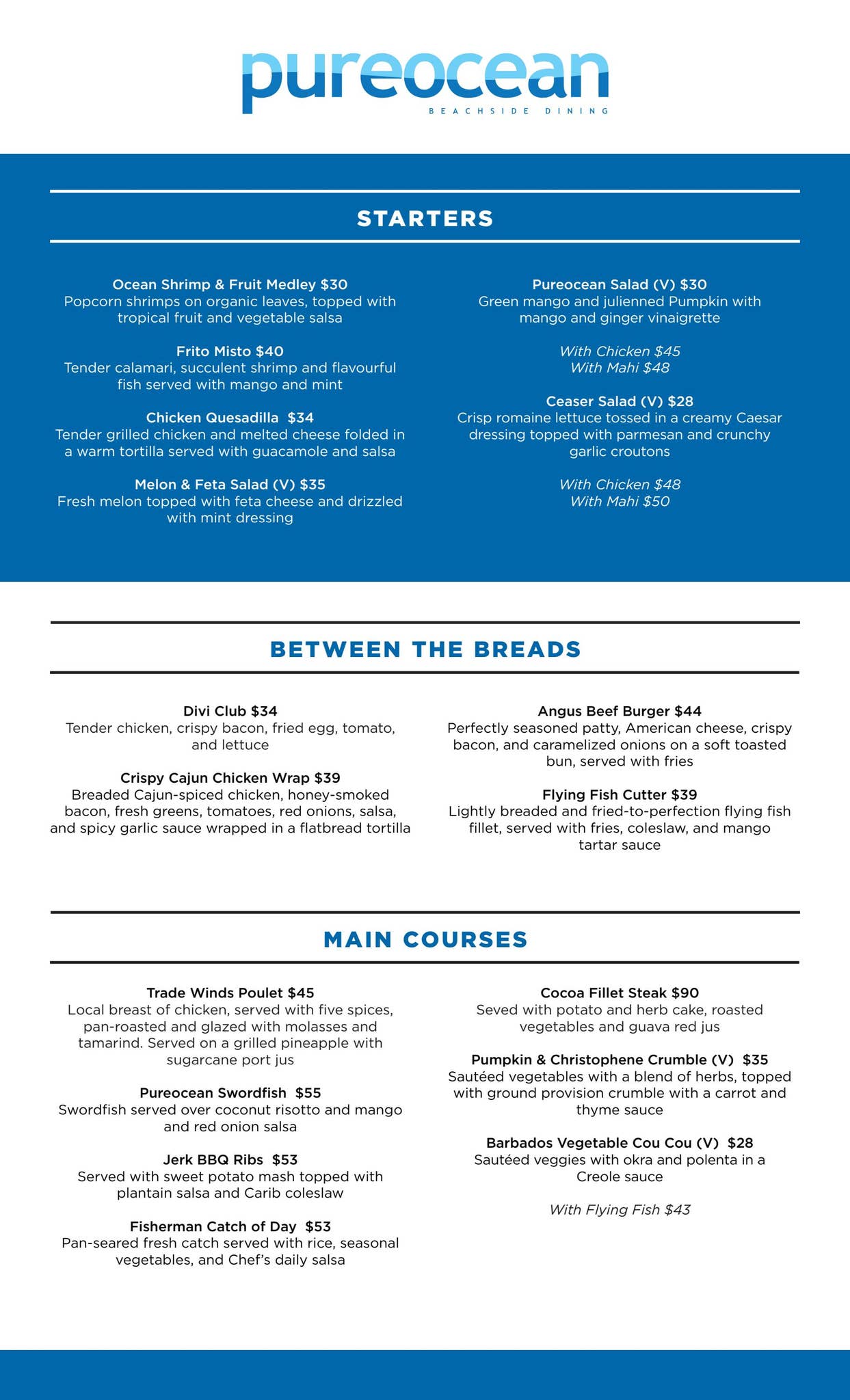 Southwinds Pureoceans Food Menu by Divi Resorts - Issuu