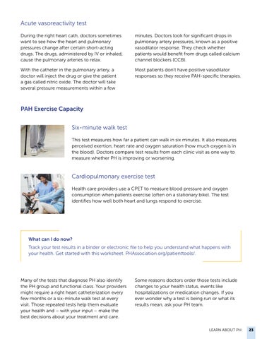 Navigating Pulmonary Hypertension: A 指南 for Newly Diagnosed Patients 第 23 页