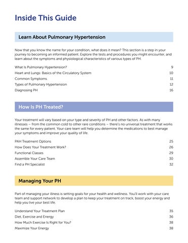 Navigating Pulmonary Hypertension: A 指南 for Newly Diagnosed Patients 第 6 页