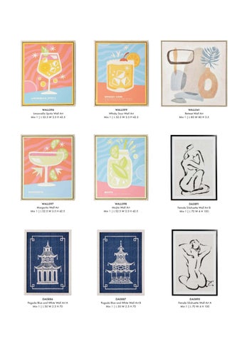 FlorabelleLiving Mini 灯饰目录 2025 - Wall Art 第 7 页